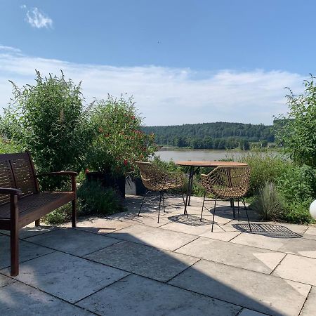 Stille X Weite - Hochwertige Wohnung Mit See-Panorama Kronburg Dış mekan fotoğraf